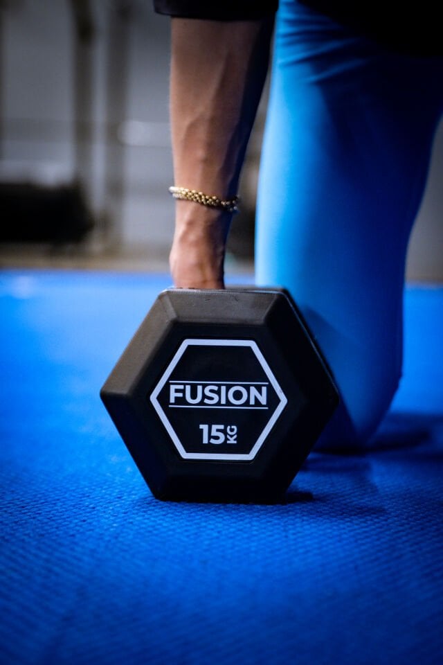 Fusion Hex Kaucuk Altıgen Dambıl - Rubber Hex Dumbbell
