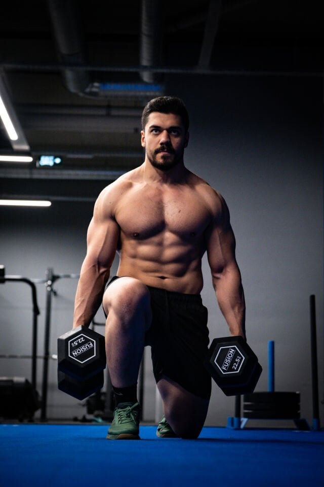 Fusion Hex Kaucuk Altıgen Dambıl - Rubber Hex Dumbbell